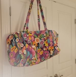 Vera Bradley | Va Va Bloom | Large Duffel Travel Gym Bag | Pink